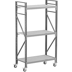 Meediumriiulid mahukaubale RATASTEGA MAXI