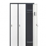 Metallist riidekapp 1-uksega 1820x400x500, kokkupandav
