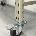 Rehviriiul ratastega 2100x1200x500, 2 rehvitasandit + 1 tasand puitplaadiga MAXI