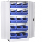 File cabinet, 4 shelves, 1950*1100*550, RAL7035