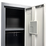 Metallist riidekapp 1-uksega 2070x400x800, pingiga, kokkupandav