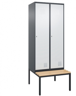 Metallist riidekapp 2-uksega 2070x800x800, pingiga, kokkupandav