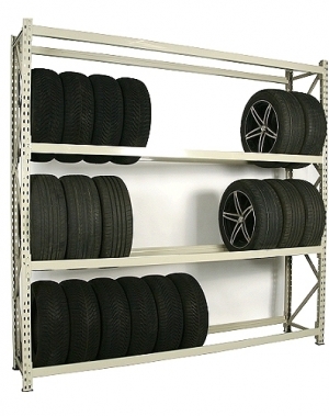 Rehviriiul, põhiosa 2500x2400x500, 4 korrust, 300kg/tasapind