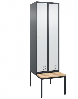 Metallist riidekapp 2-uksega 2070x600x800, pingiga, kokkupandav