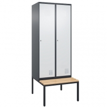 Metallist riidekapp 2-uksega 2070x800x800, pingiga, kokkupandav